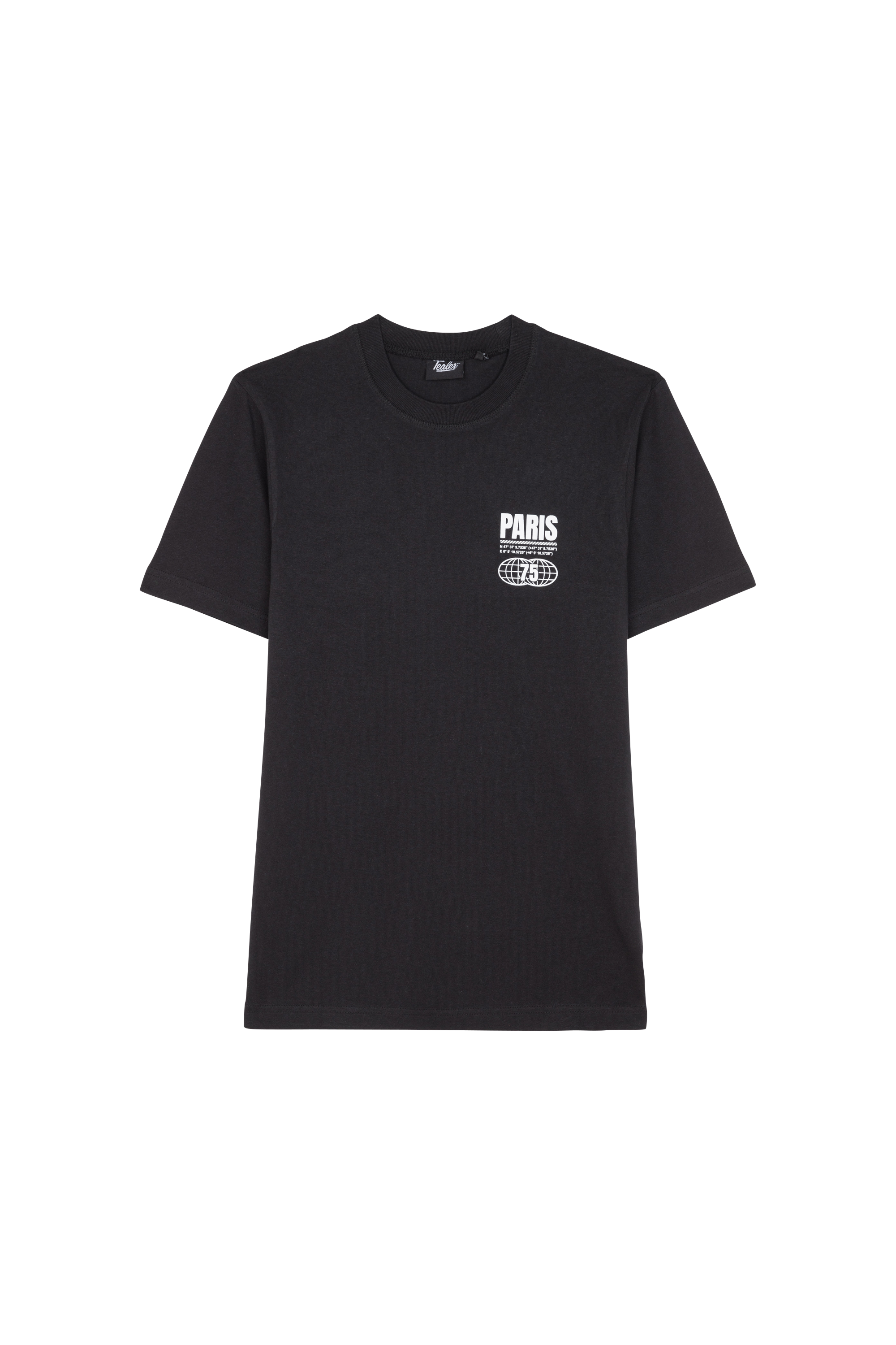 TEALER T-shirt  TS PARIS CITY DISTRICT BLACK Noir