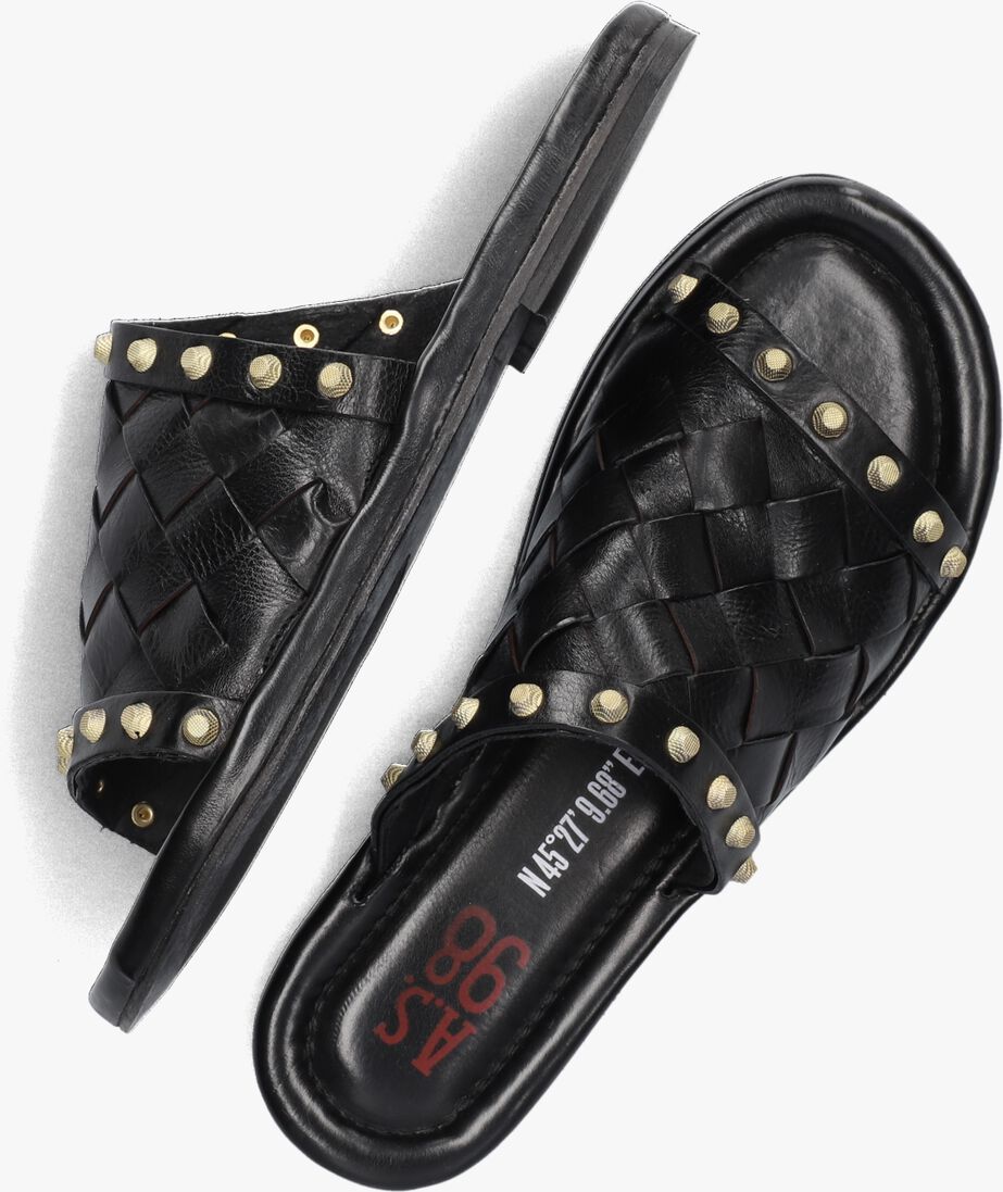 A.S.98 zwarte a.s.98 slippers you b74002