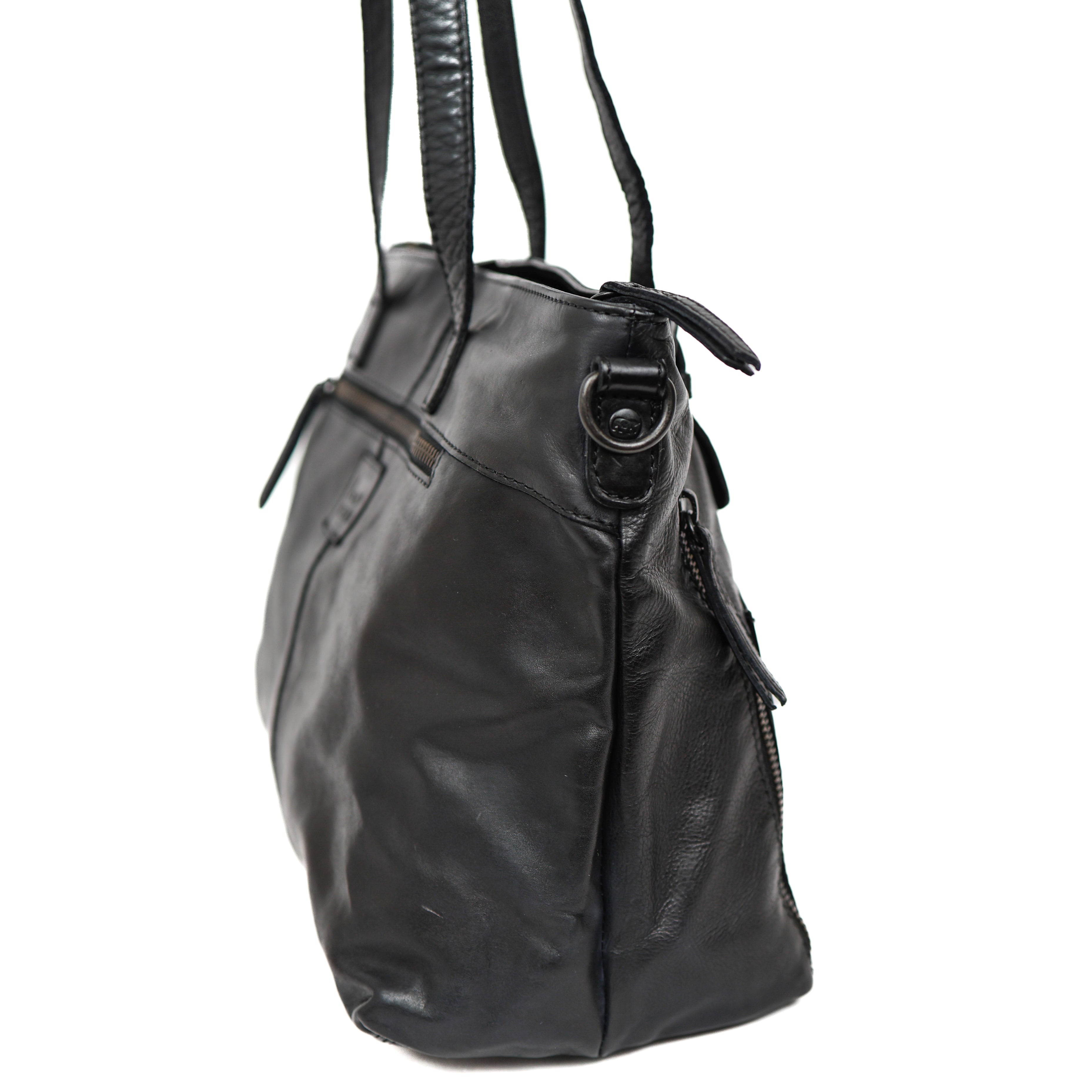 Hand-/schoudertas 'Fleur' zwart Black