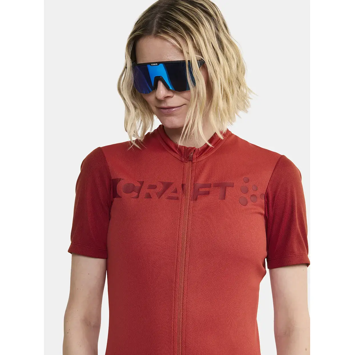 Craft Core Endur Logo Fietsshirt Korte Mouwen Rood Dames