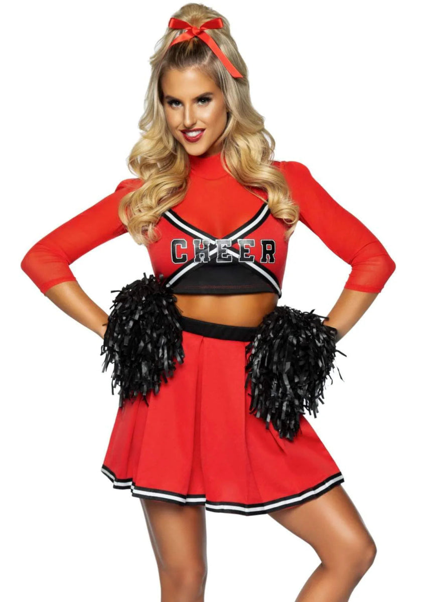Cheerleader Pak Dames Leg Avenue