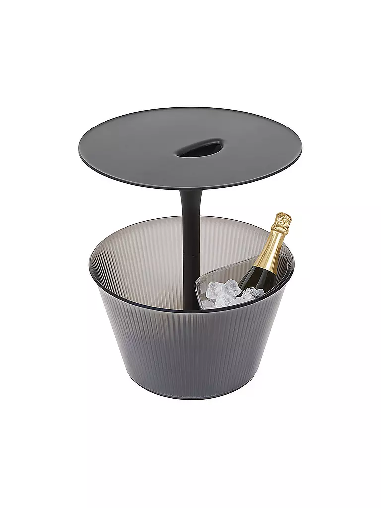 ALESSI Beistelltisch PICK-UP 43cm Schwarz schwarz