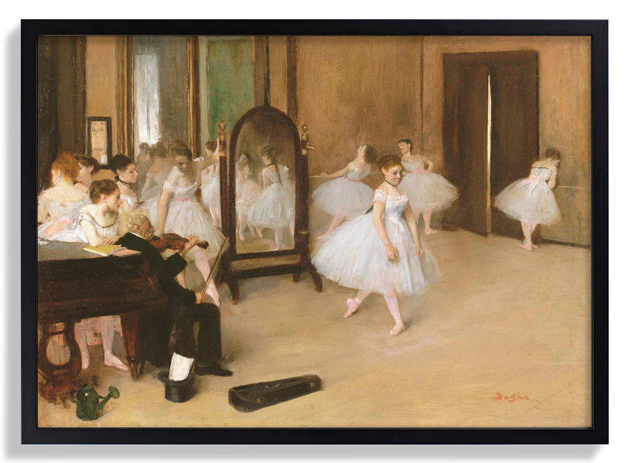 Die tanzende Klasse von Edgar Degas