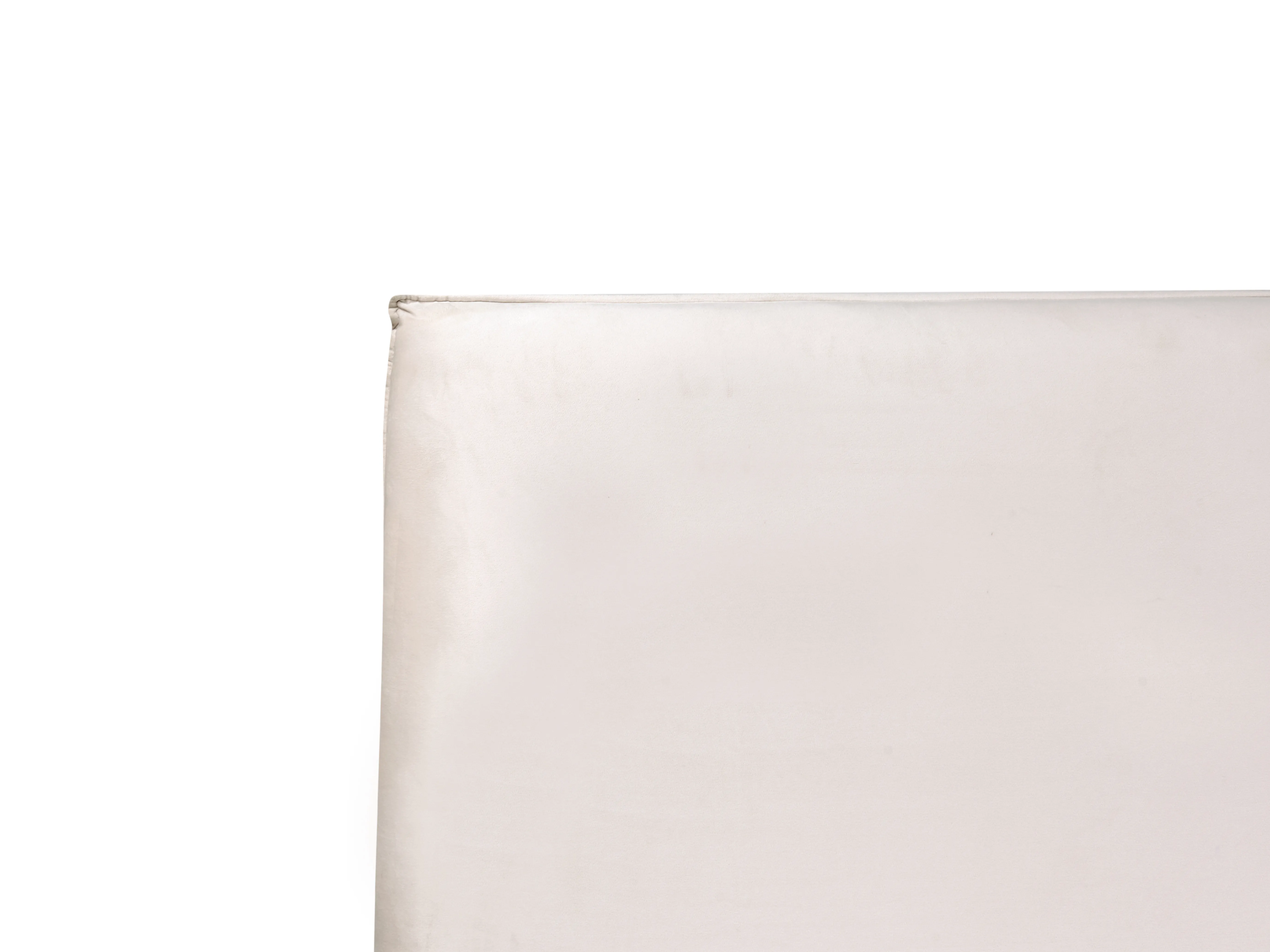 Waterbed Fluweel LAVAUR 180 x 200 cm Gebroken wit