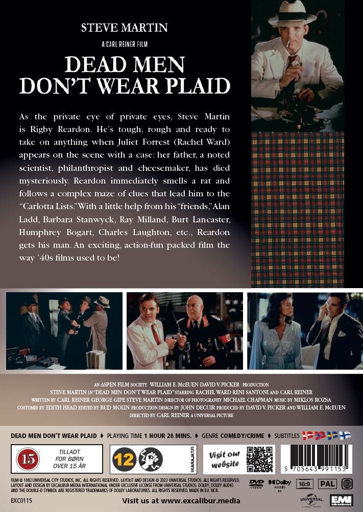 Dead Men Don't Wear Plaid / Bogart Junior - DVD