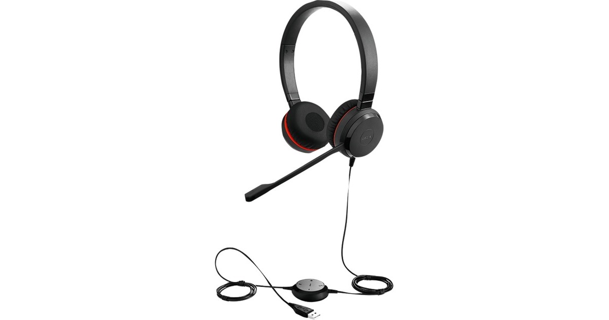 JabraEVOLVE 30 II UC Stereo on-ear headset  (Zwart)