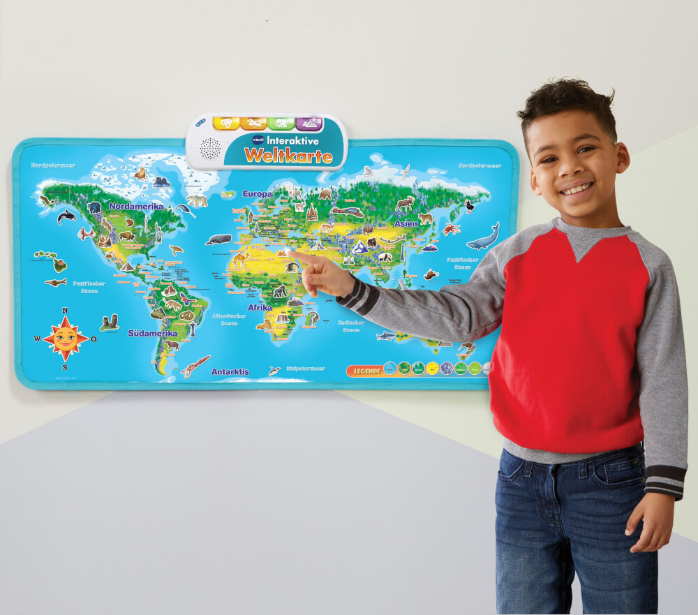 Vtech 80-615704 Interaktive Weltkarte