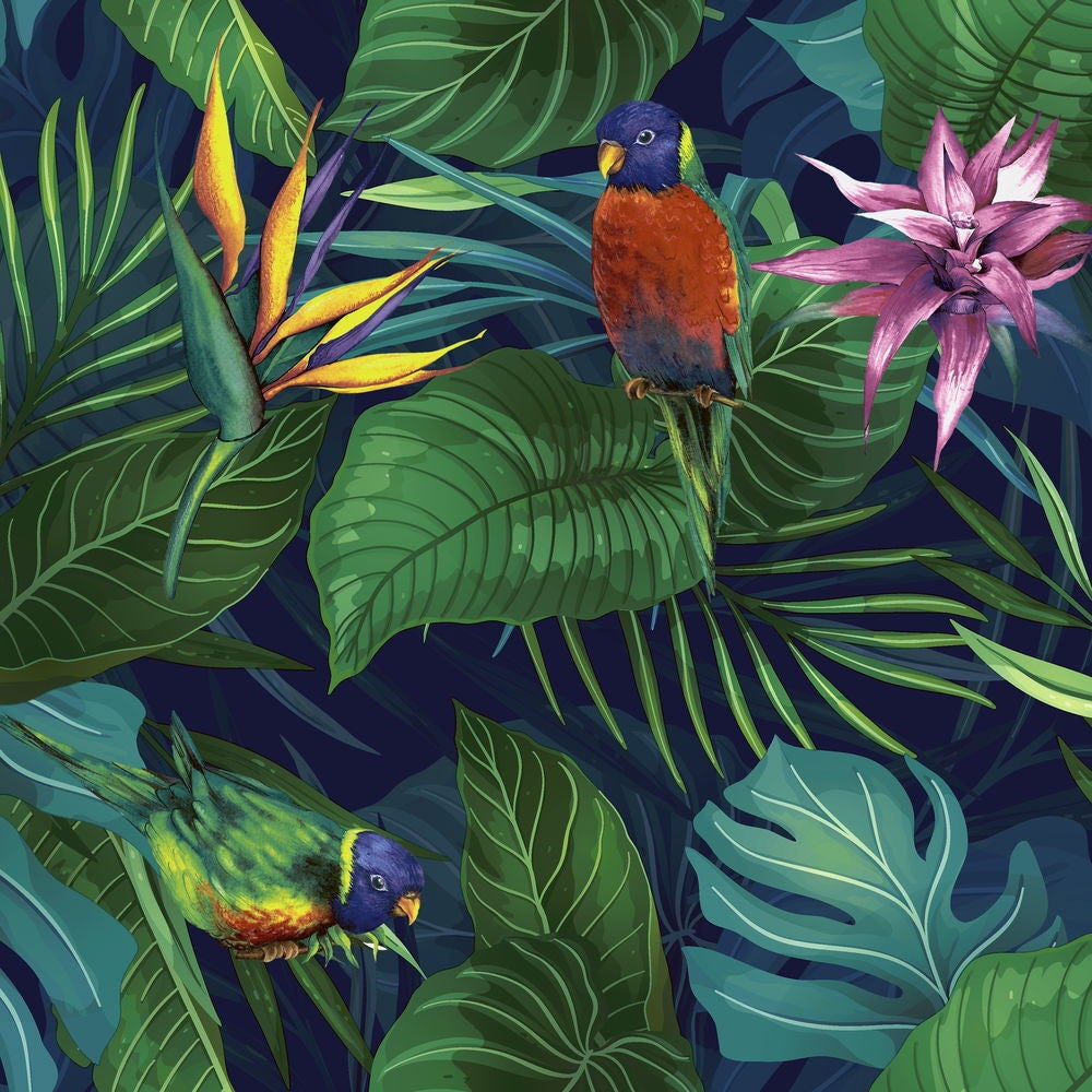 Servetten Jungle paraiso 33 x 33 cm 20 stuks