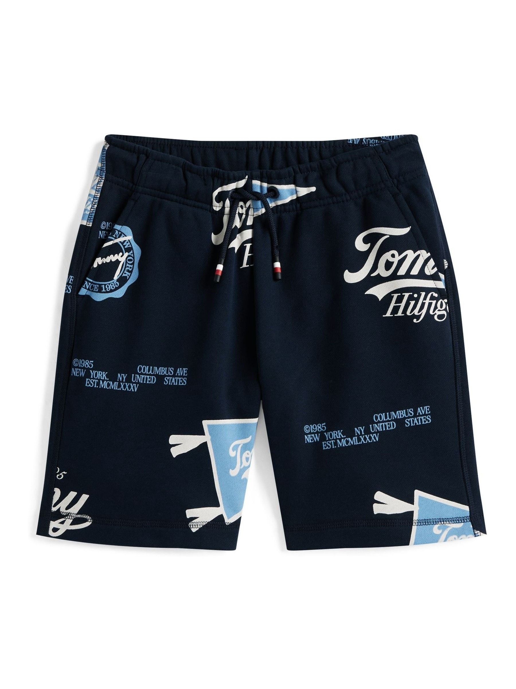 Tommy Hilfiger All-Over Logo Print Sweat Shorts