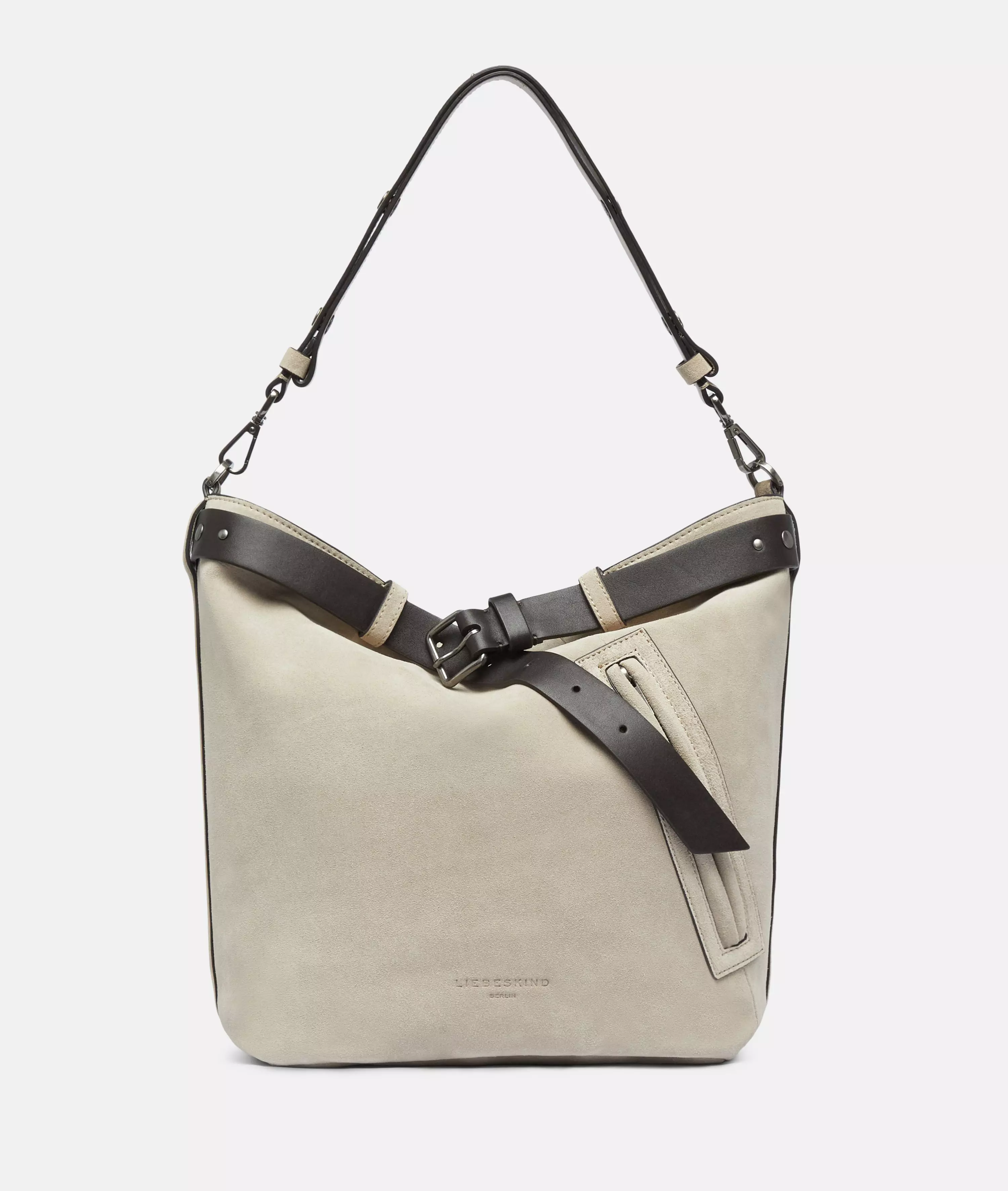 Zita Hobo L Large bag made from soft suede