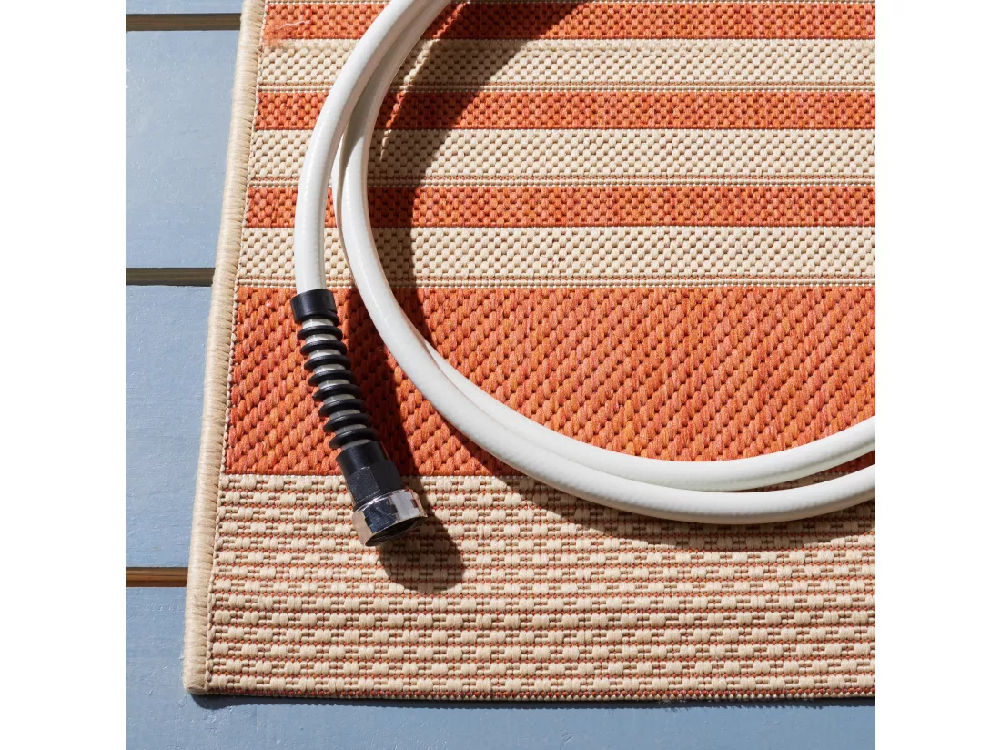 Tapis Terracotta & Beige 122 X 170 cm - Gemma