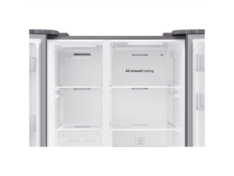Samsung Foodcenter RS62DG5003S9WS Silber matt Side by Side Kühl- und Gefrierteil