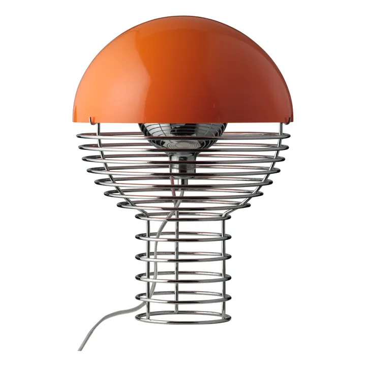 Verpan Lampe à poser Wire - Verner Panton | Orange