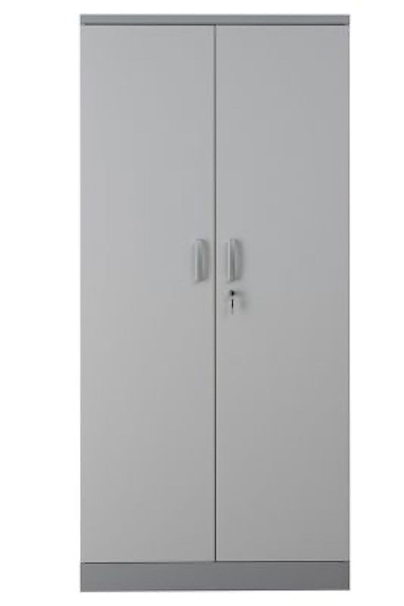 PROREGAL Beetle archiefkast met 4 legplanken, afmetingen (H x B x D): 195 x 92 x 42 cm, zilver & grijs