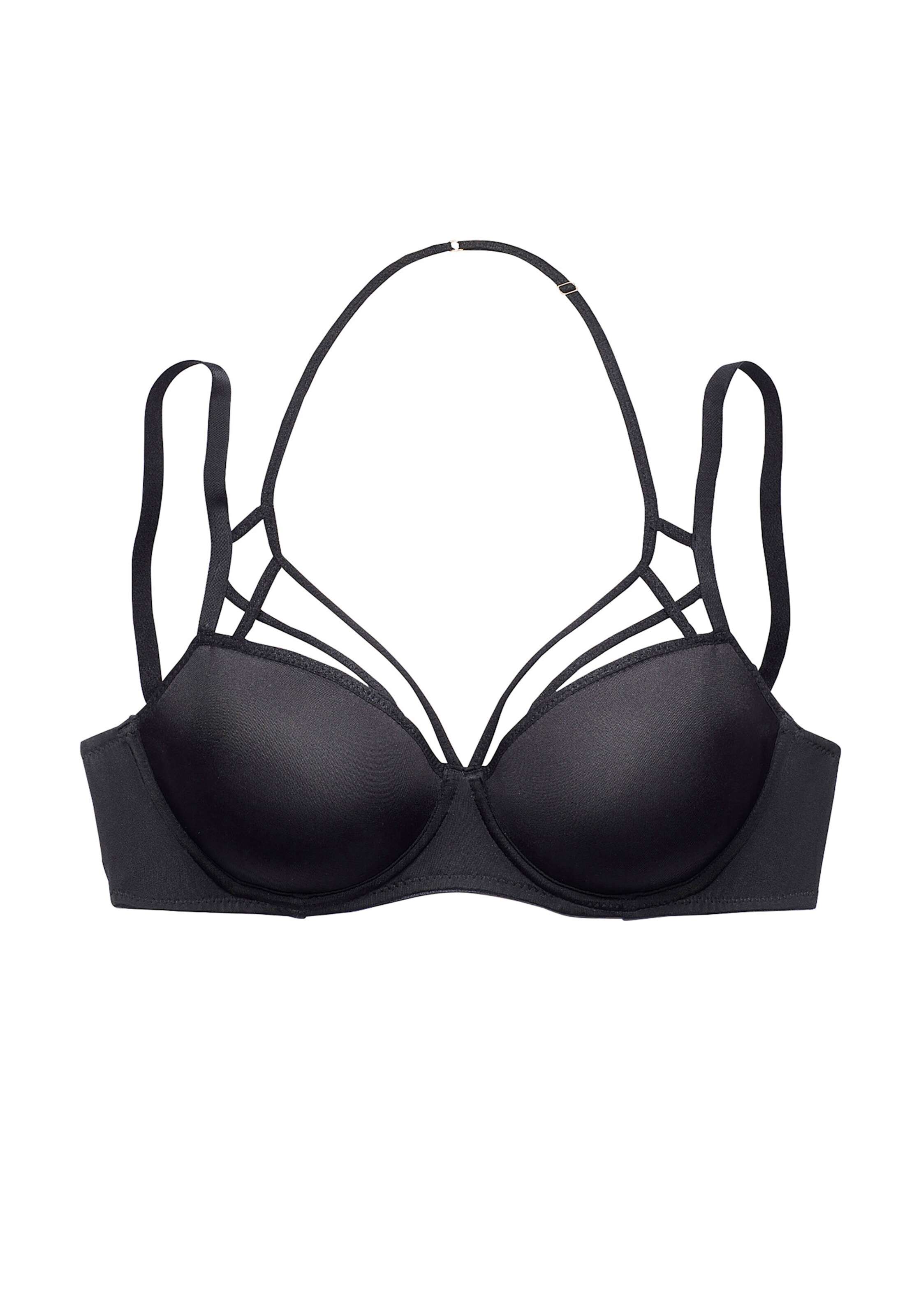 petite fleur gold Schalen-BH in schwarz