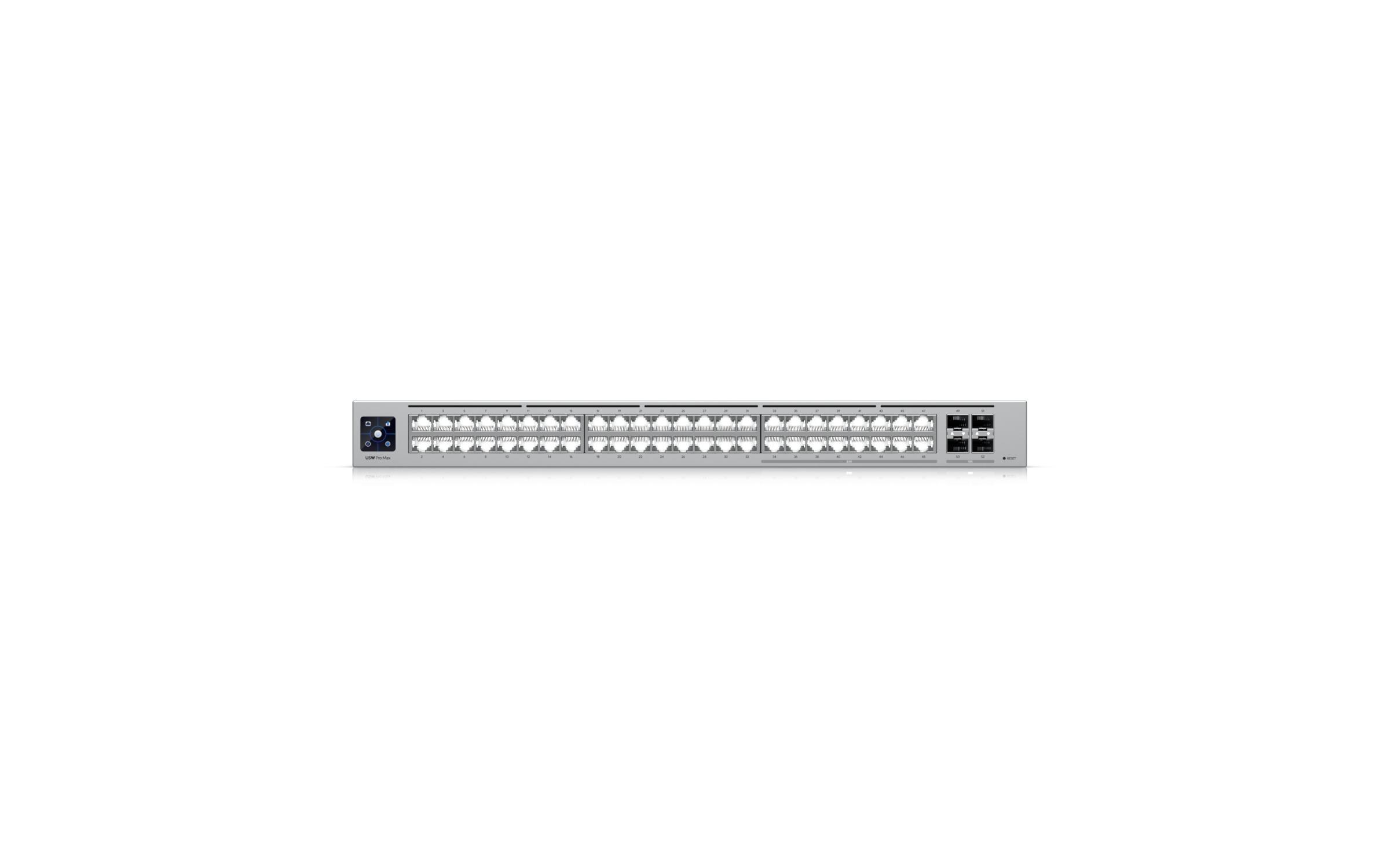 Pro Max 48 52 Port<br>Leistungsstarker 48-Port Managed Switch für professionelle Netzwerke