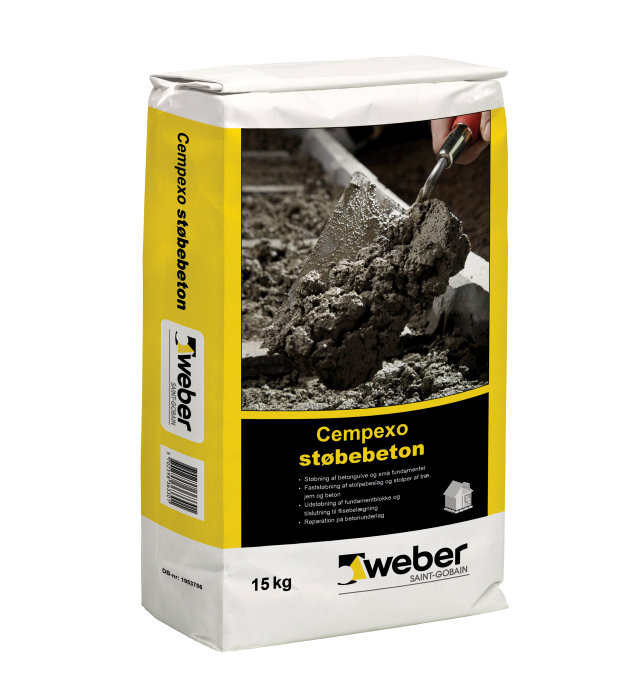 Weber Cempexo Støbebeton 15 kg