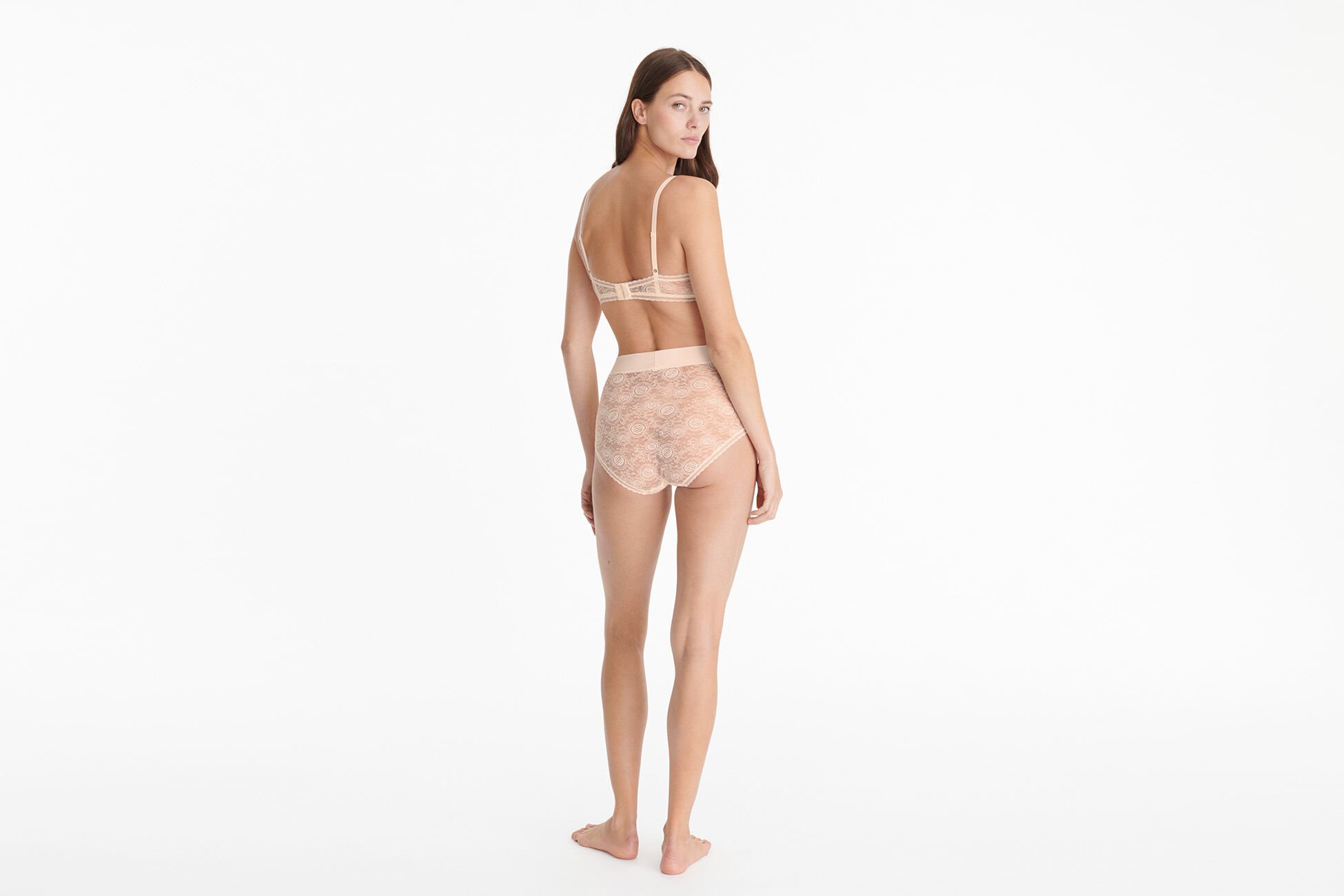 Quartz Culotte taille haute ECUME ROSE