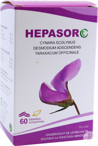 Soria Natural Hepasor CT 60 Comprimés