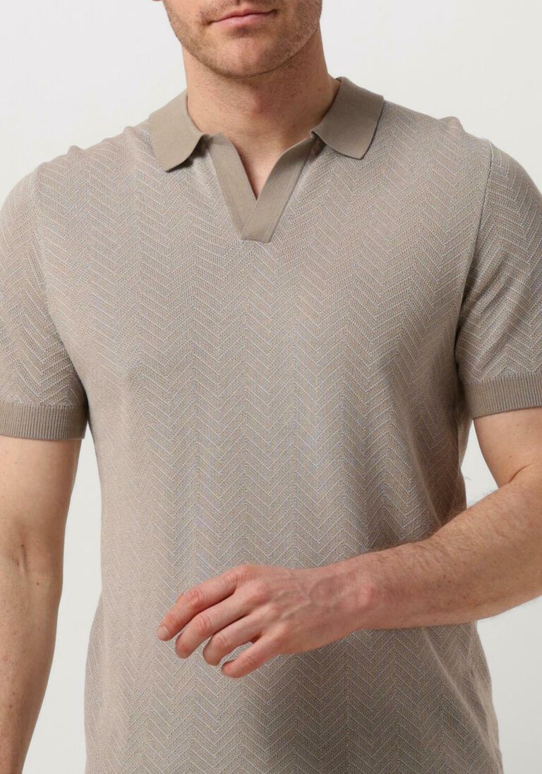 DRYKORN beige drykorn polo braian