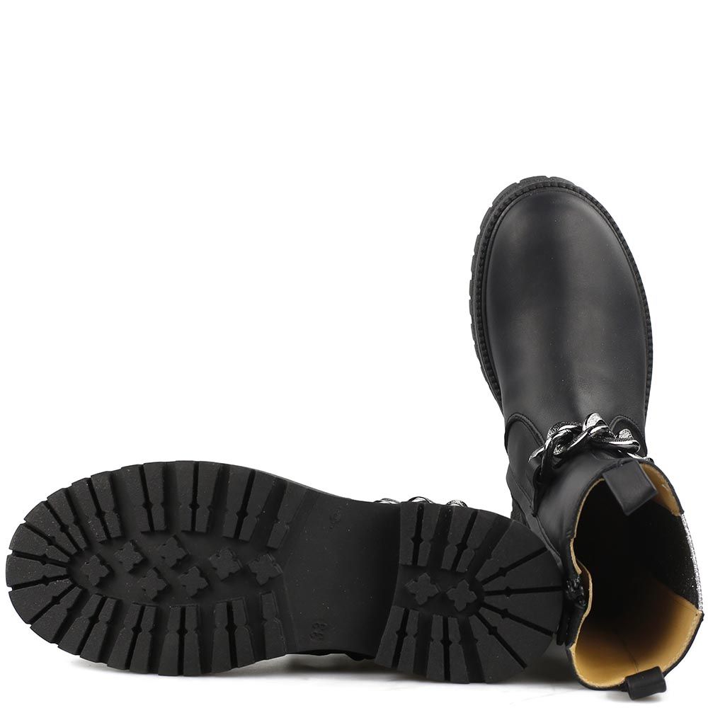 Zecchino d'Oro 6113 boots Zwart - Zilver
