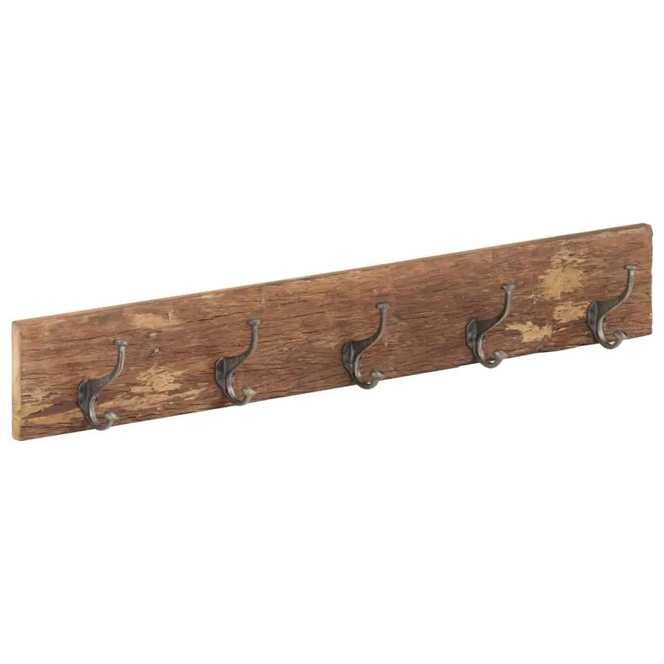 vidaXL - Kapstok - Bruin - Hout