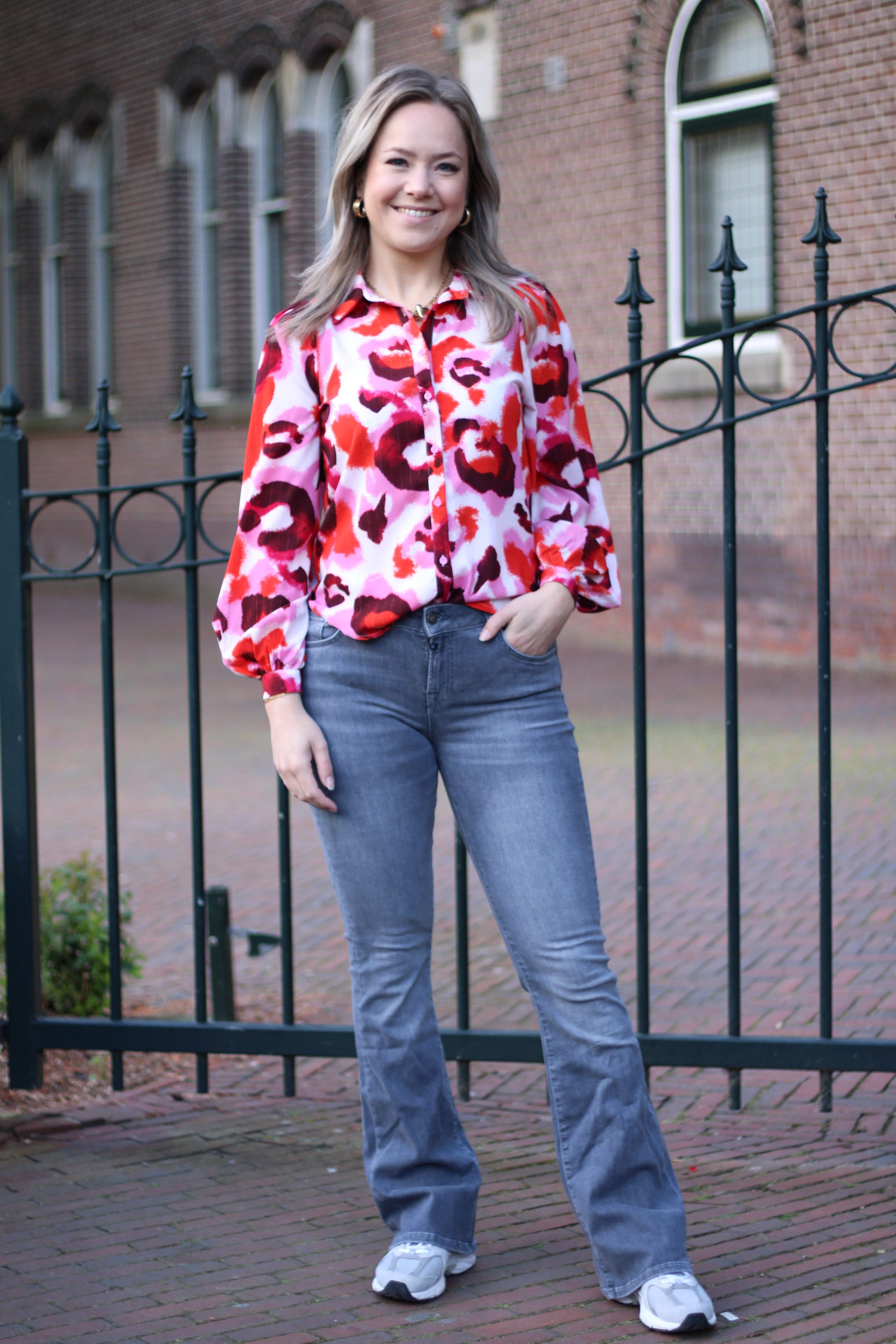 COJ Denim - Laura Flare Jeans - Smoke Grey