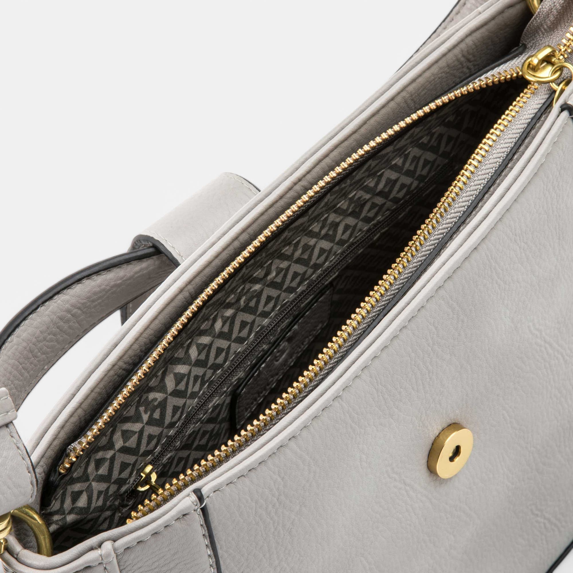 Sac à main gris