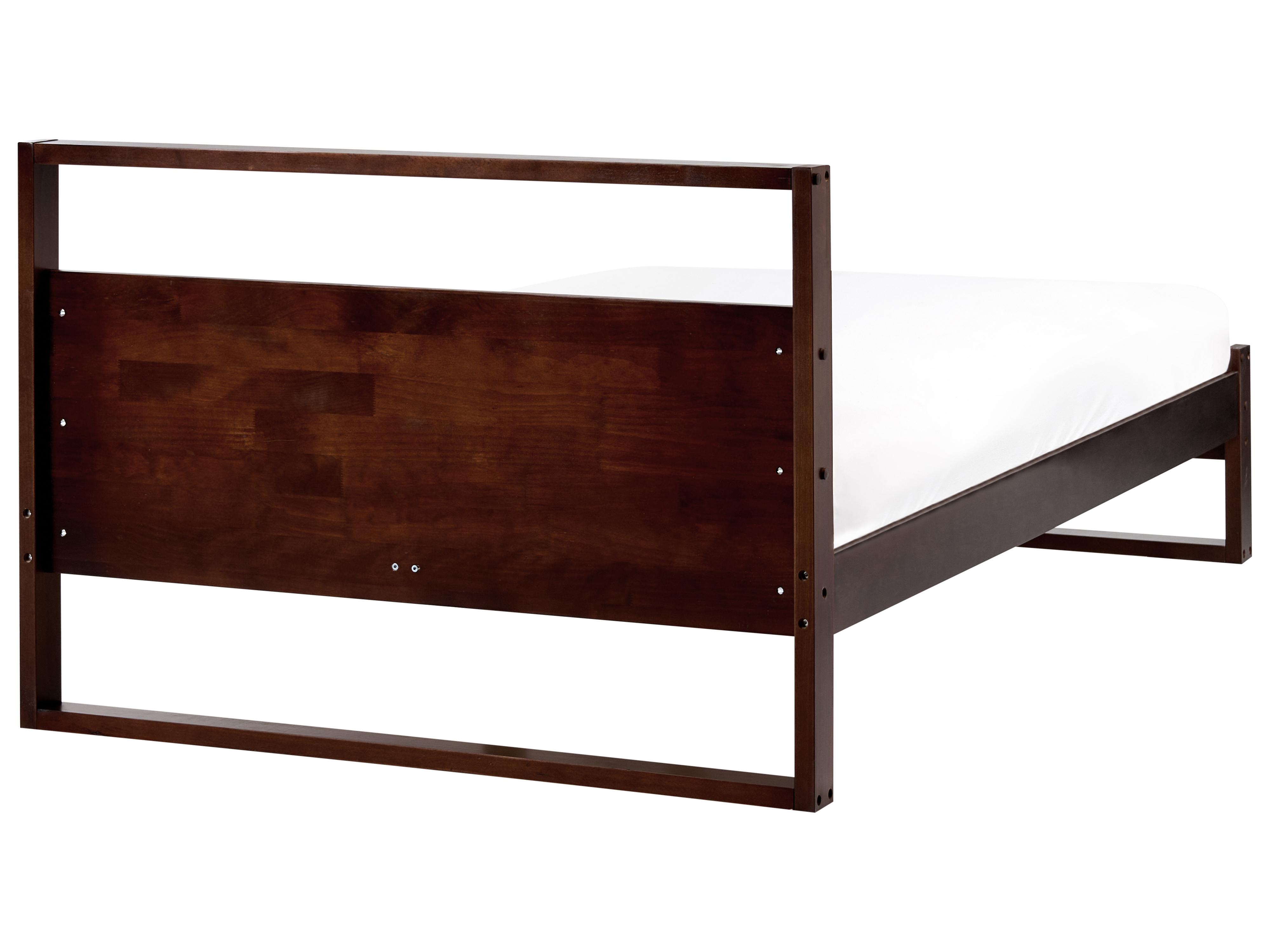 Bed Dennenhout GIULIA 120 x 200 cm Donkerbruin