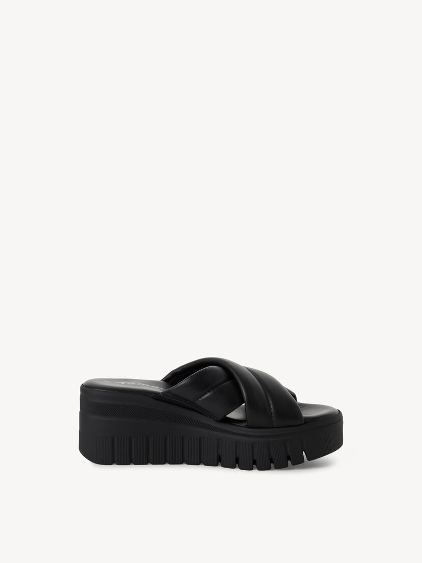 Leren Slipper - zwart