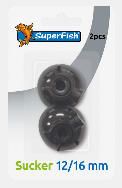 Superfish Zuignap 12/16 mm blister 2 stuks