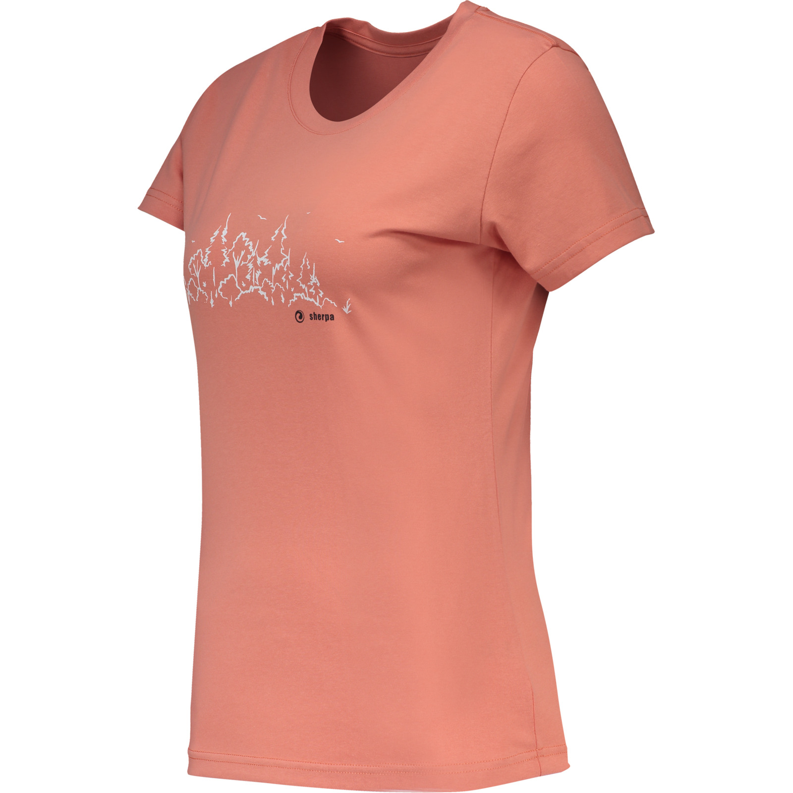 Sherpa Damen-T-Shirt Yongzin XS, orange