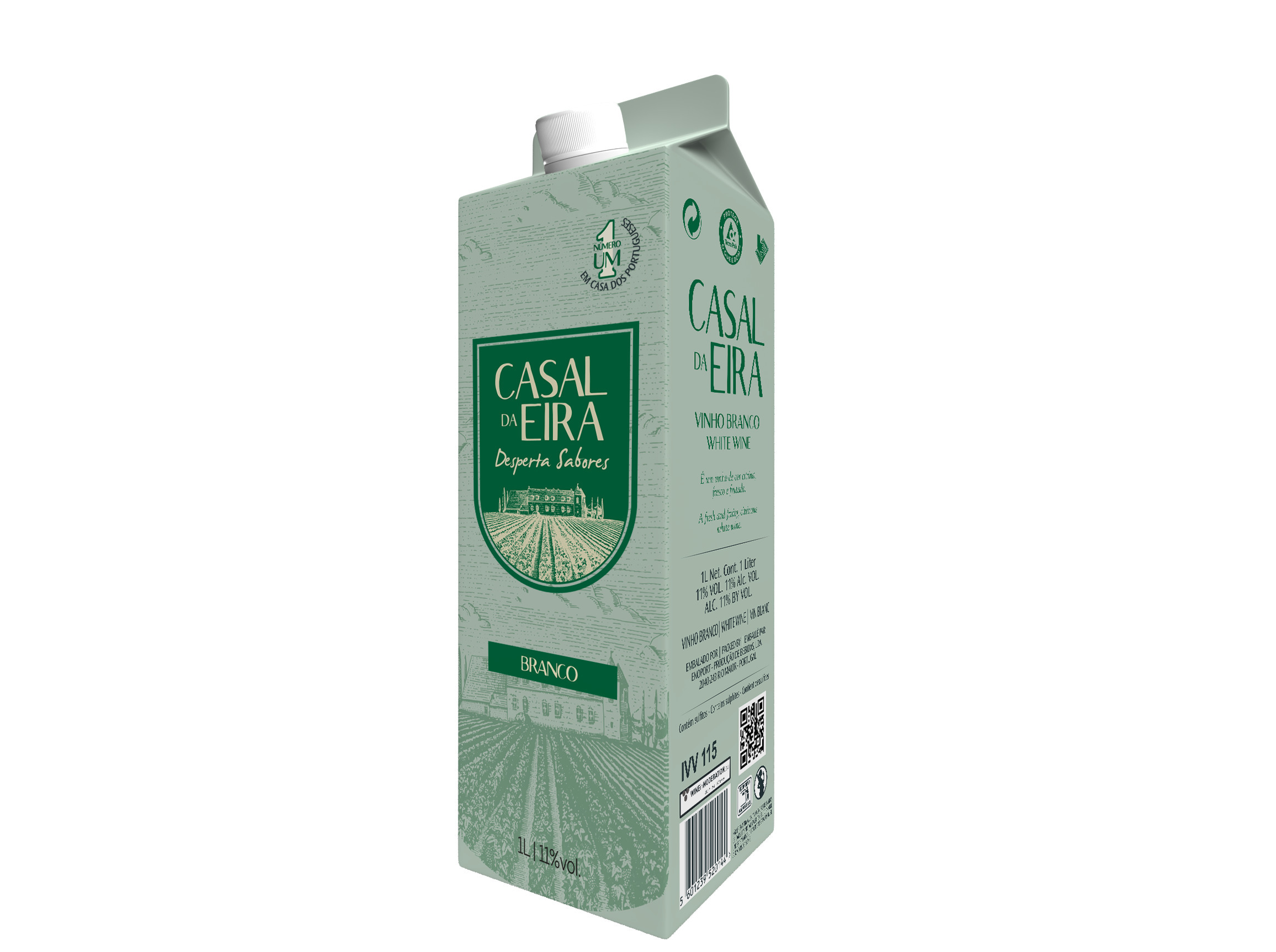VINHO BRANCO CASAL DA EIRA PACOTE 1L
