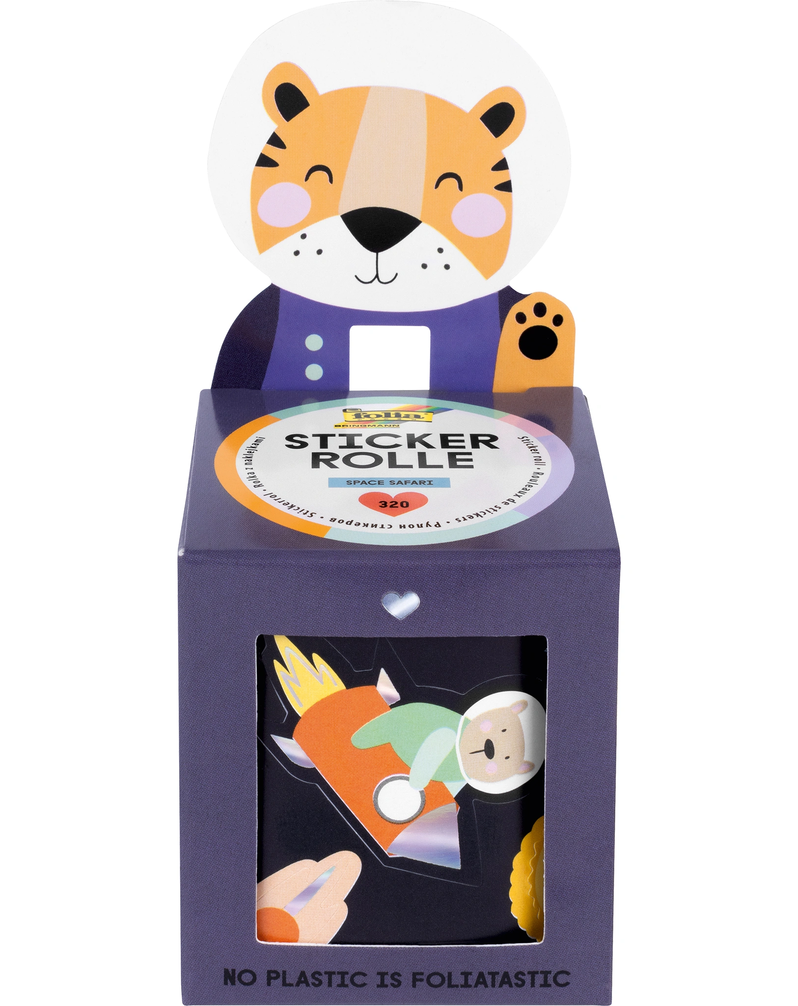 Stickerrolle SPACE SAFARI 320-teilig