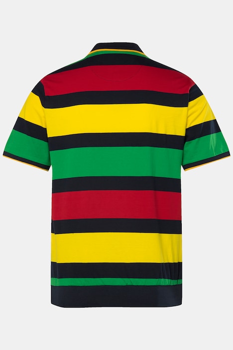 Boston Park Poloshirt Bauchfit, Halbarm, Streifen, bis 84/86