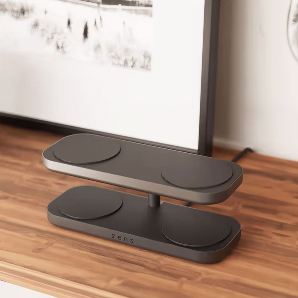 (15W) 4in1 Quattro Charger Pro 4 Ladegerät Qi Wireless Ladestation (ZEQC01B/00) - Schwarz