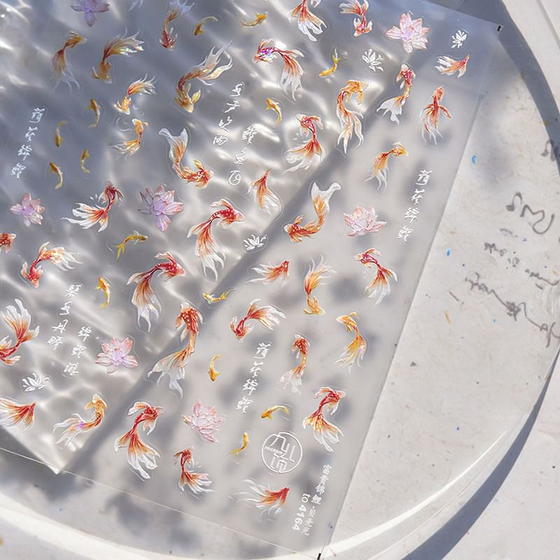 swarliss - Koi Nail Art Stickers