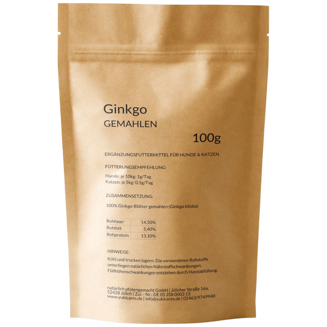 Yuki cares Ginkgo Pulver