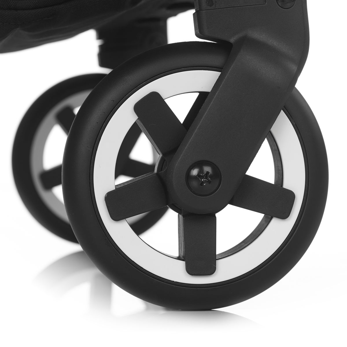 JANE ROCKET PRO STROLLER - COLD BLACK - Ecru