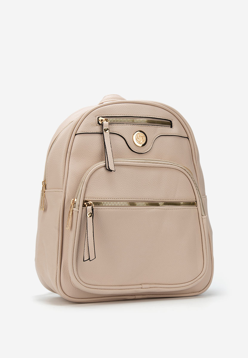 Sac à dos pour femme beige Mystik V2