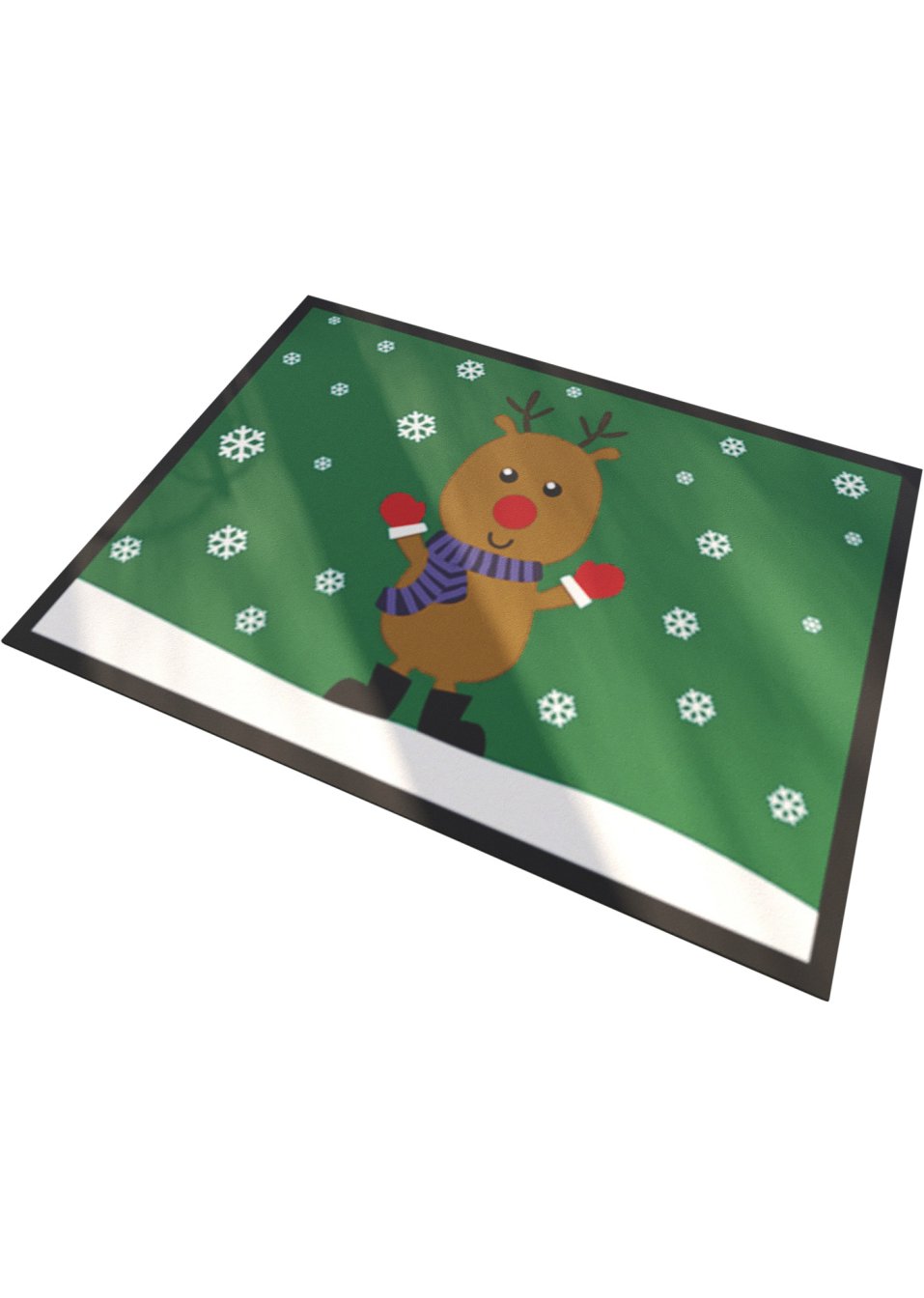 Deurmat met kerstmotief