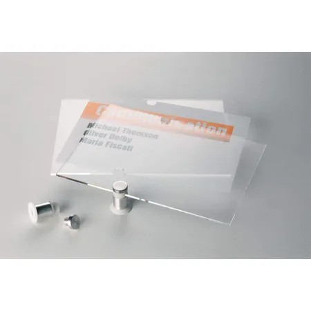 Durable 482319 Türschild Crystal Sign, 210 x 148 mm, transparent
