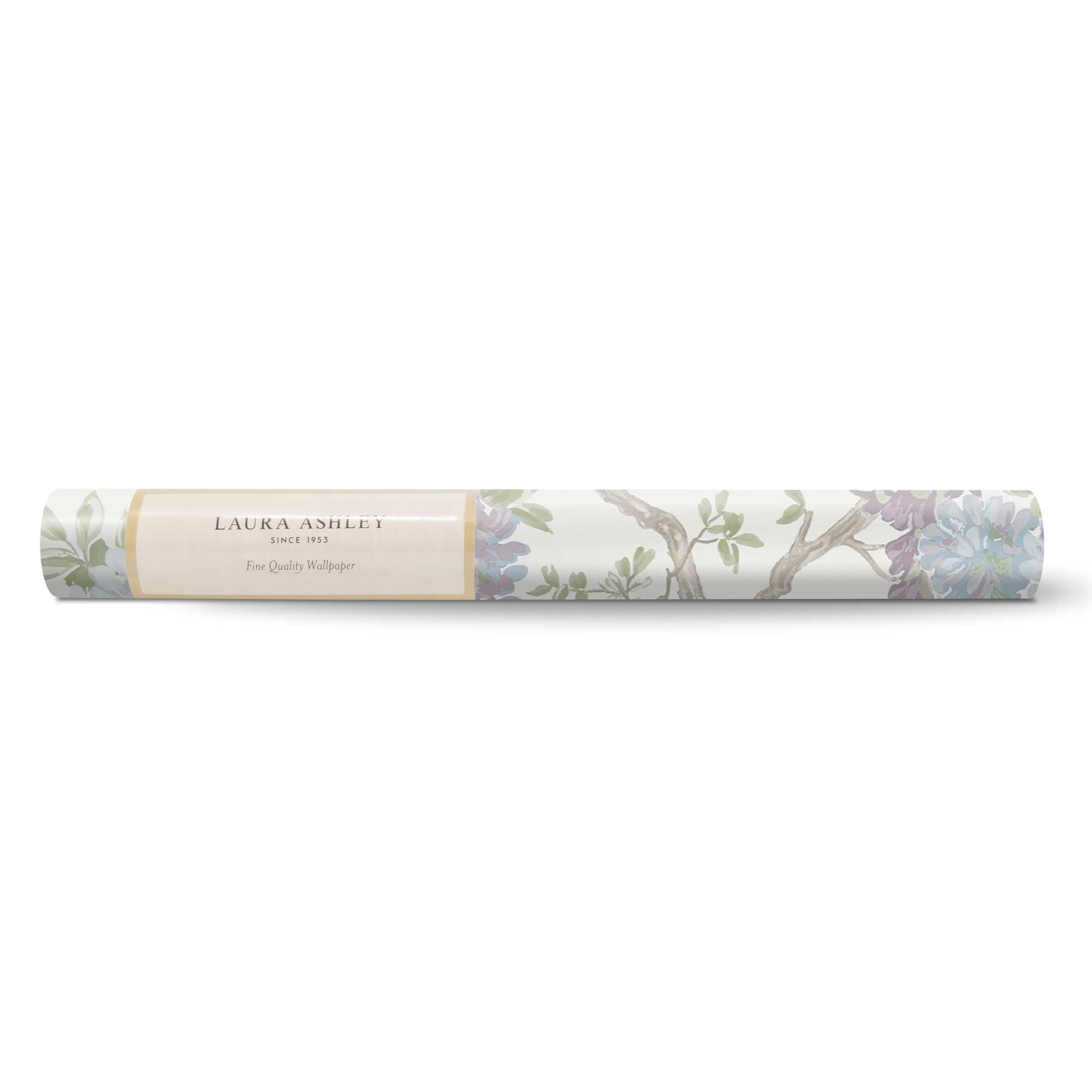 Vliesbehang wisteria garden pale iris