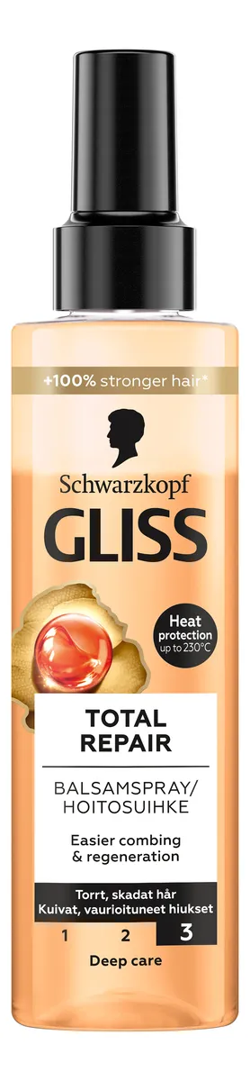 Schwarzkopf Gliss Total Repair Balsamspray - 200 ml.
