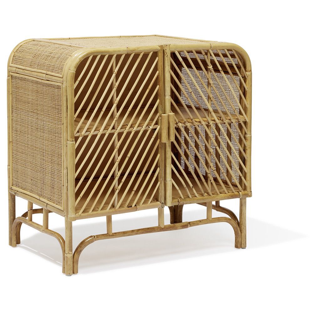Buffet Malang rotin naturel - L80xP53xH80 cm
