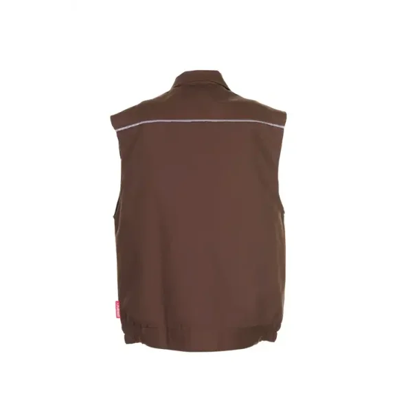 2166 Canvas 320 Arbejdsvest - Brun/sort