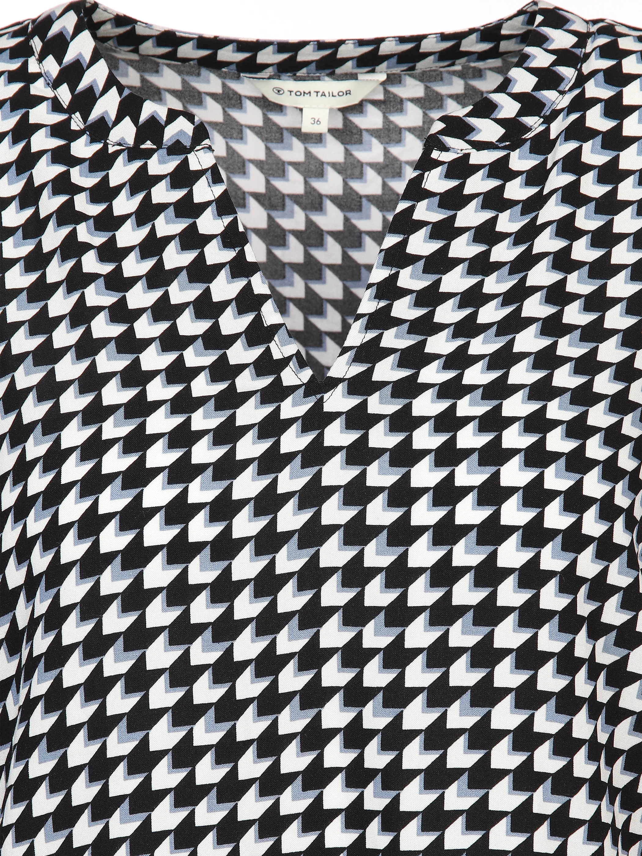Damen Langarmshirt mit Alloverprint