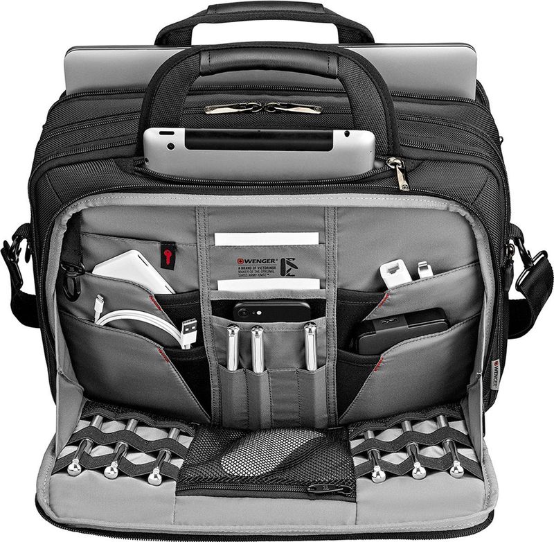 WENGER - Business Tas - Zwart - Polyester - Multifunctioneel