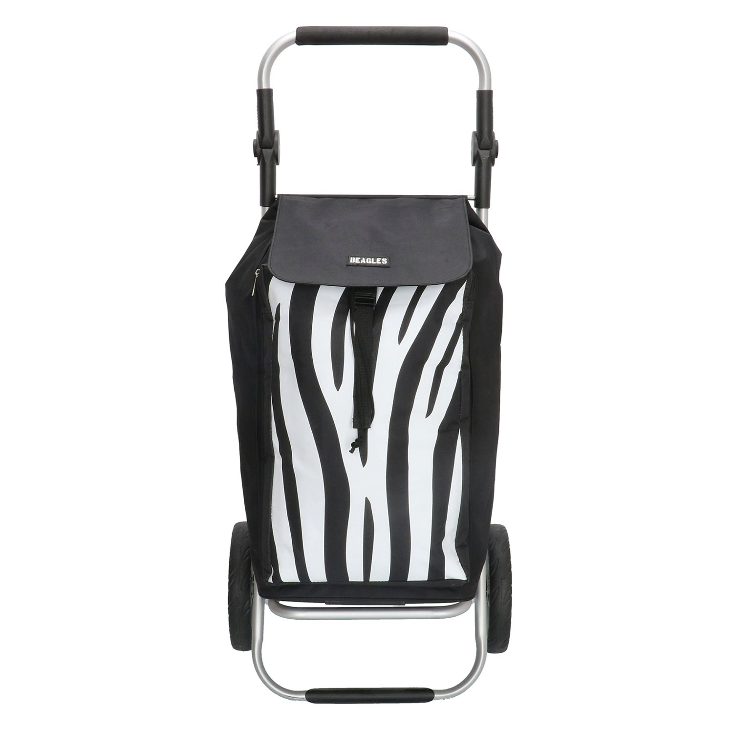 Beagles Alberic Shopping Trolley zebra print