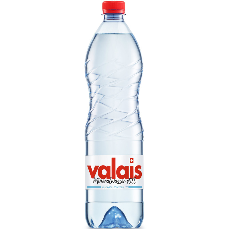Valais Wasser rot, ohne Kohlensäure, 100 cl, 6 Stück